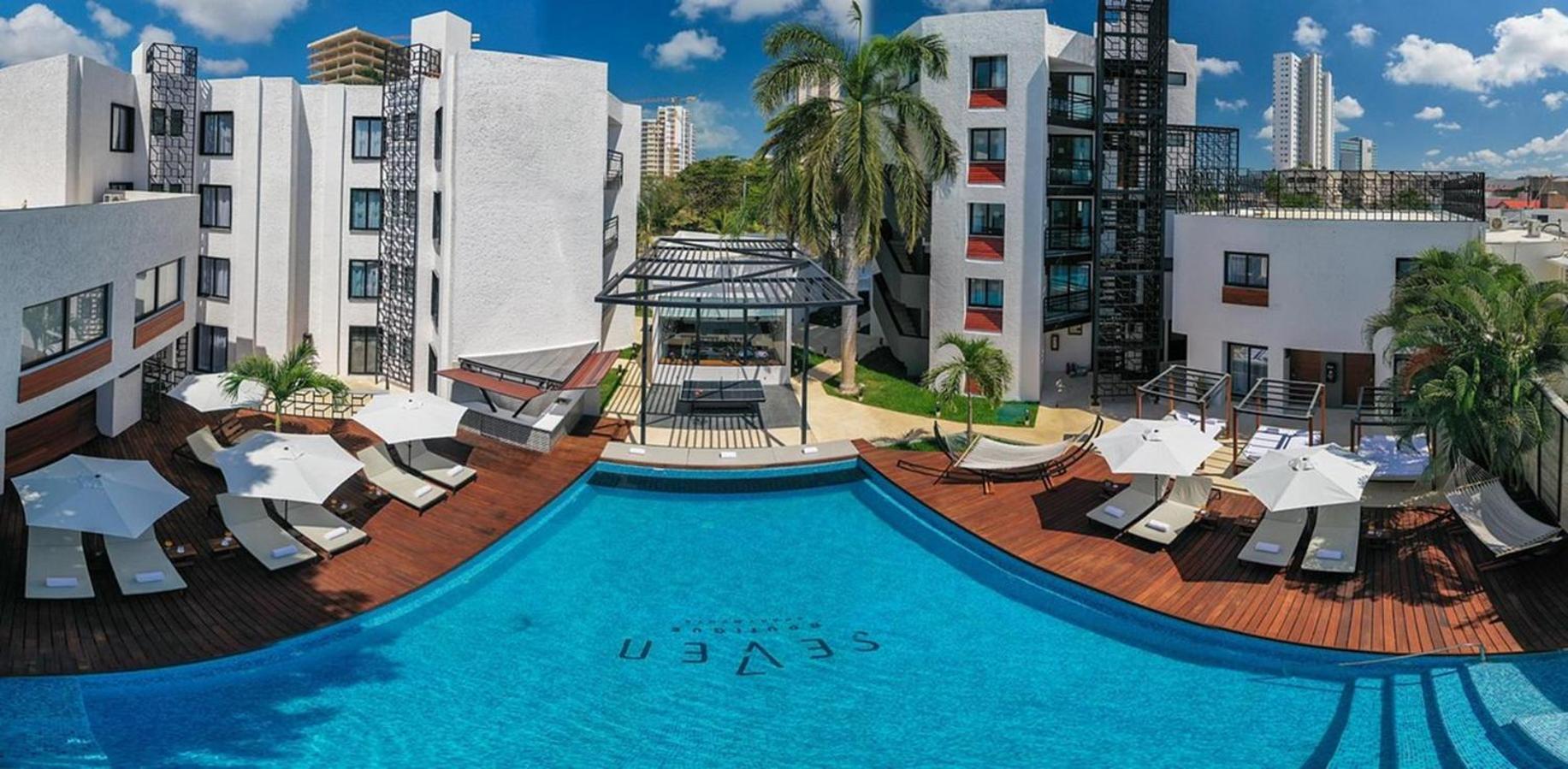 Seven Boutique Apartments Cancún Zewnętrze zdjęcie
